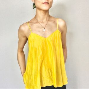 WHiT New York buttercup silk yellow cami